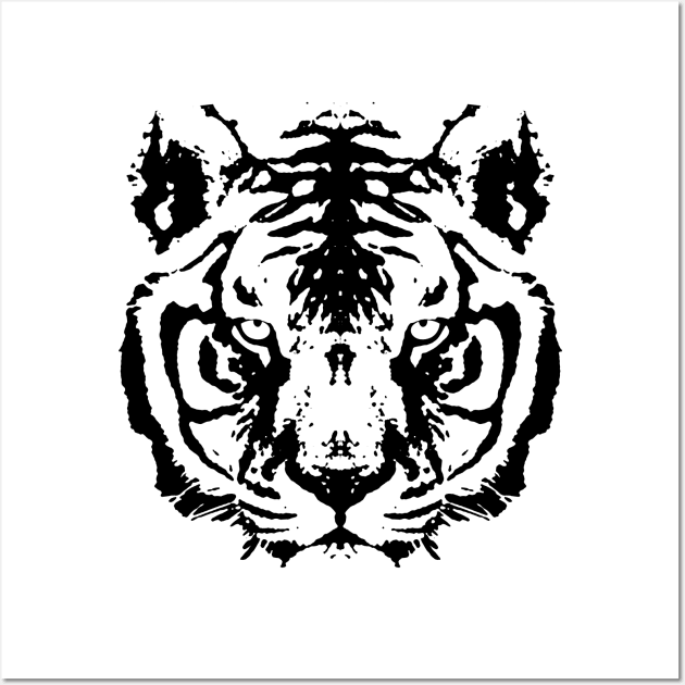 Regular White Tiger Wall Art by nickbeta